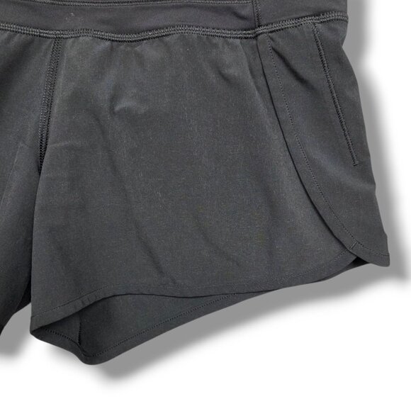 Lululemon Run Times Short Womens 6 Swift Ultra 4‎ way Stretch Black - Picture 4 of 8